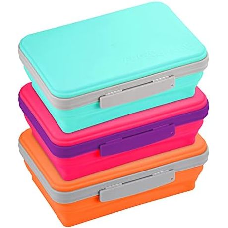 It's Academic Flexi Storage Box with Lid, 3-Pack