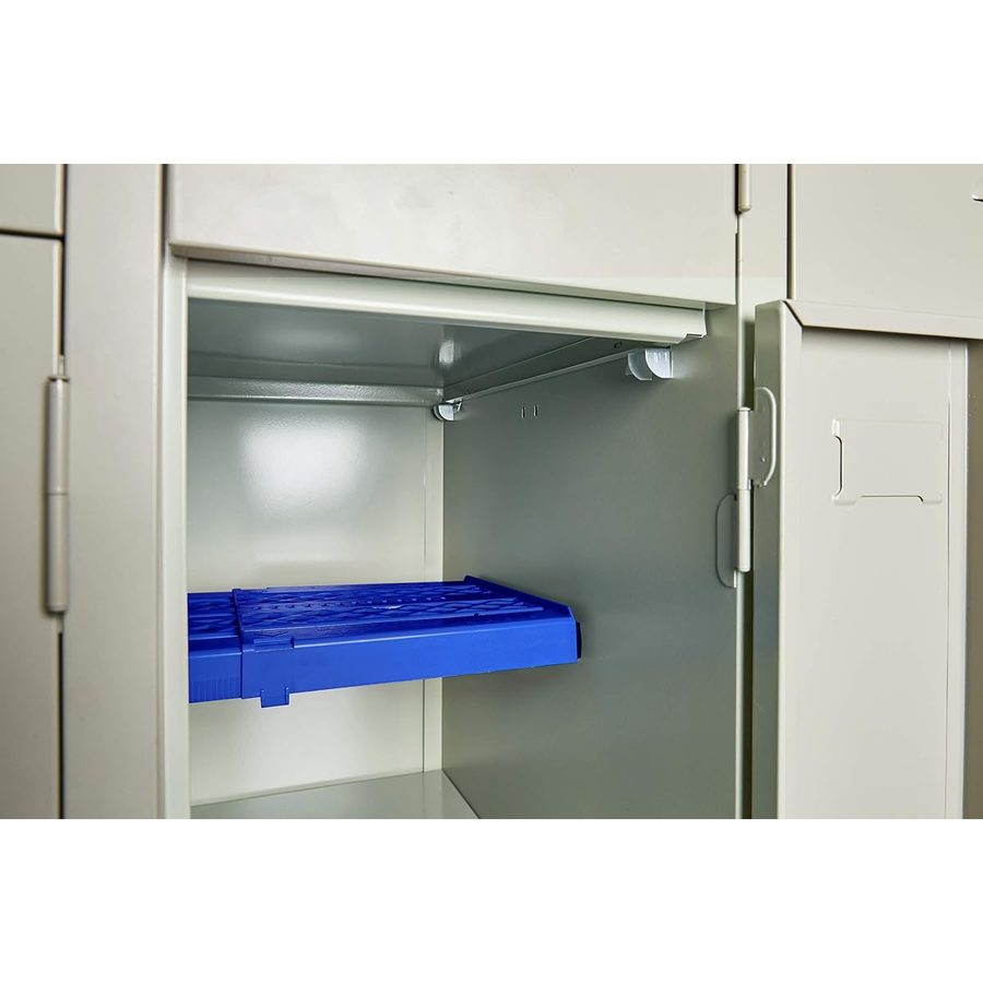 It's Academic LockerMate Adjust-A-Shelf Locker Shelf, Blue, angle 4