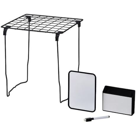 LockerMate by Bostitch 4-Piece Locker Kit with Stac-A-Shelf, Charcoal
