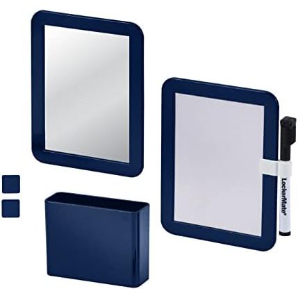 LockerMate 6-Piece Magnetic Locker Organizer Kit, Navy
