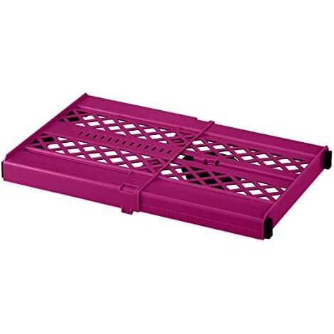 LockerMate Adjust-A-Shelf Locker Shelf, School Organizer, Pink
